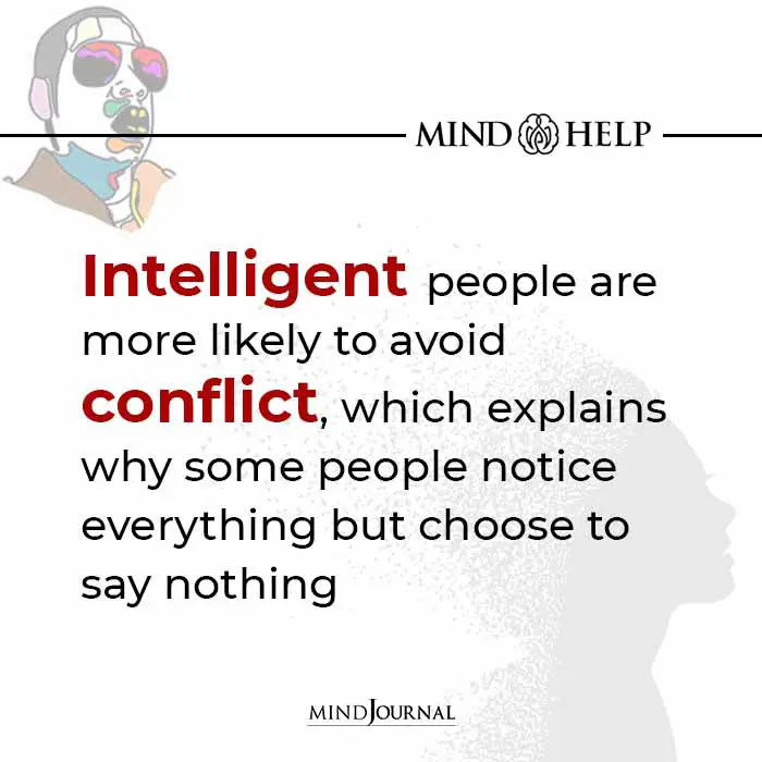 Intelligent People Are More Likely To Avoid Conflict