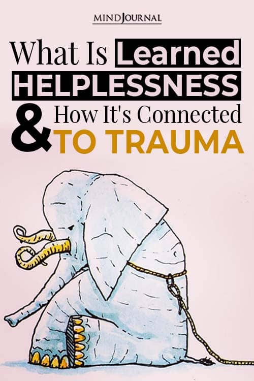 learned helplessness connected to trauma pin