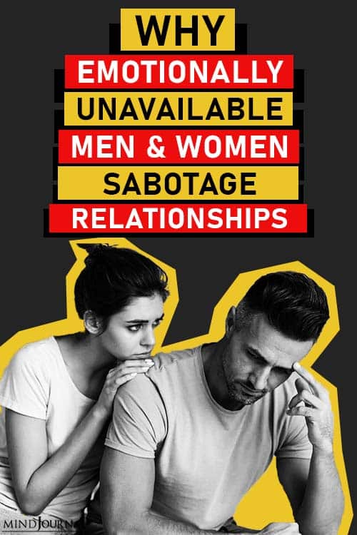 men and women sabotage good relationships pin
