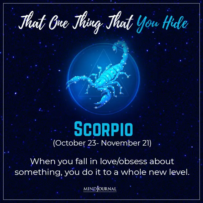 Talking about the zodiac signs secret Scorpio gets emotionally invested
