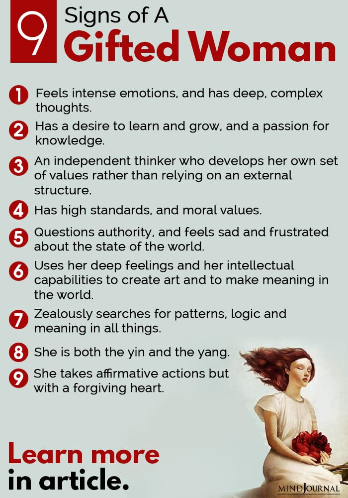 signs of a gifted woman info