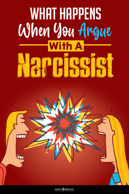what happens when you argue with a narcissist pin