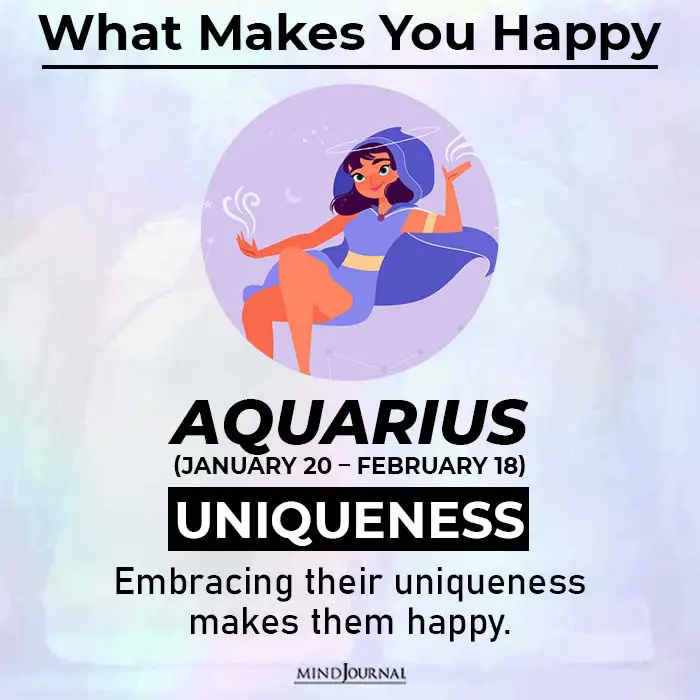 what makes you happy aquarius
