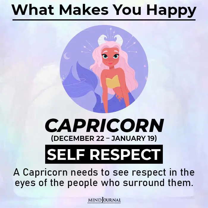 what makes you happy capricorn
