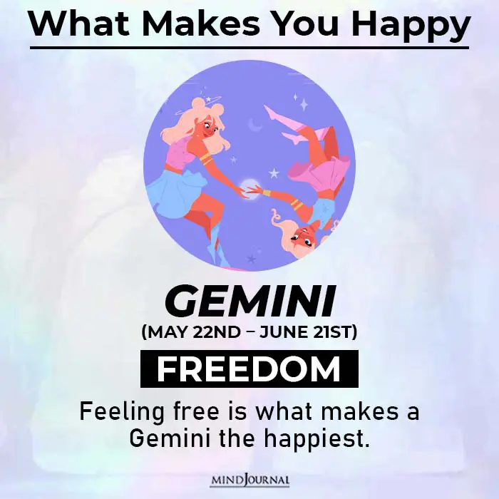 what makes you happy gemini