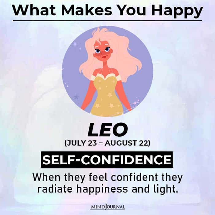 what makes you happy leo 