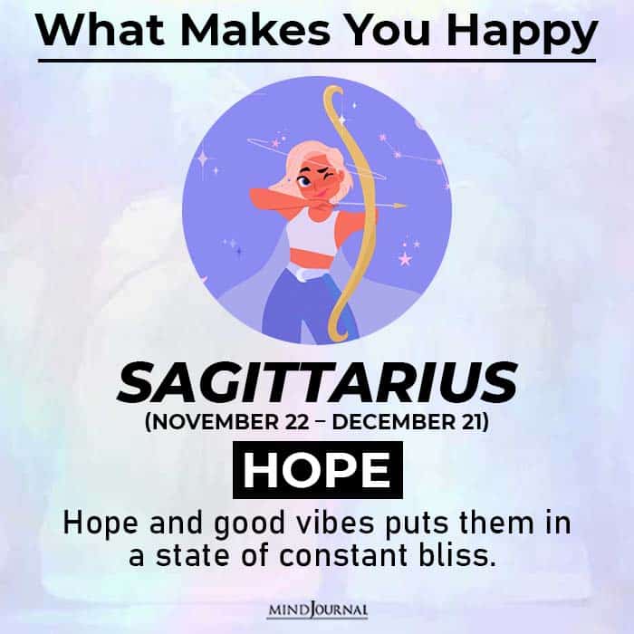 what makes you happy sagittarius