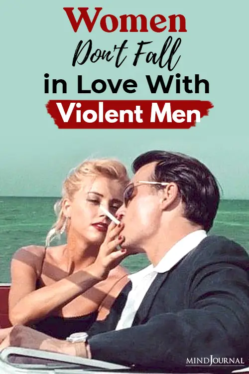 women do not fall in love with violent men pin