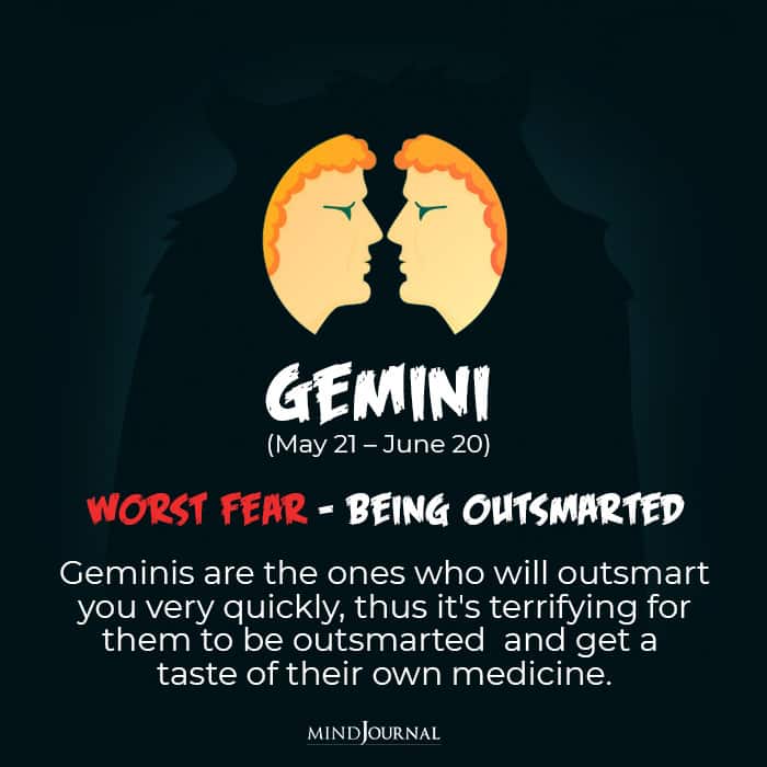 Talking about the biggest fear of zodiac signs Gemini is afraid of being outsmarted