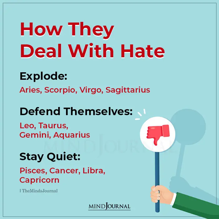 zodiac signs deal with hate