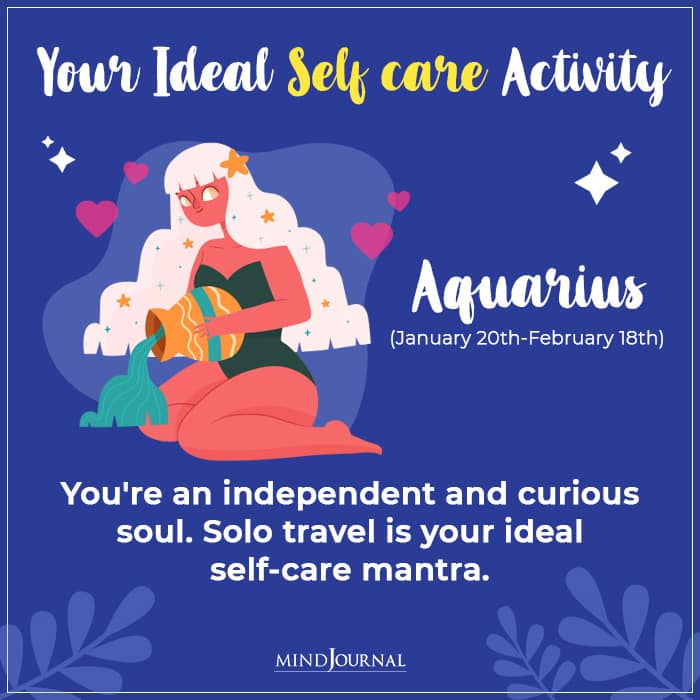 Best Self Care Idea aquarius