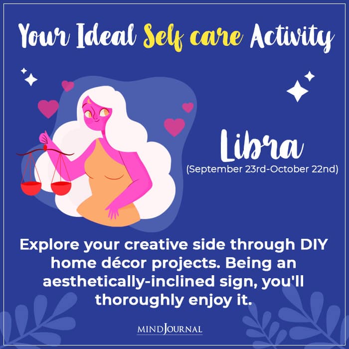 Best Self Care Idea libra