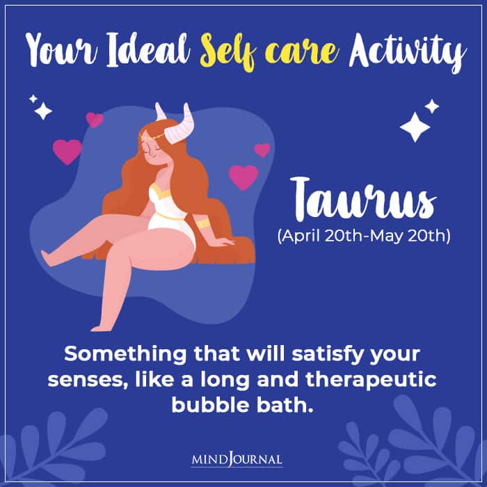 Best Self Care Ideas taurus