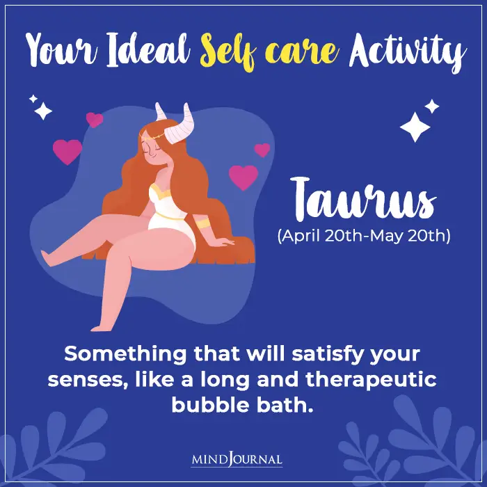 Best Self Care Ideas taurus