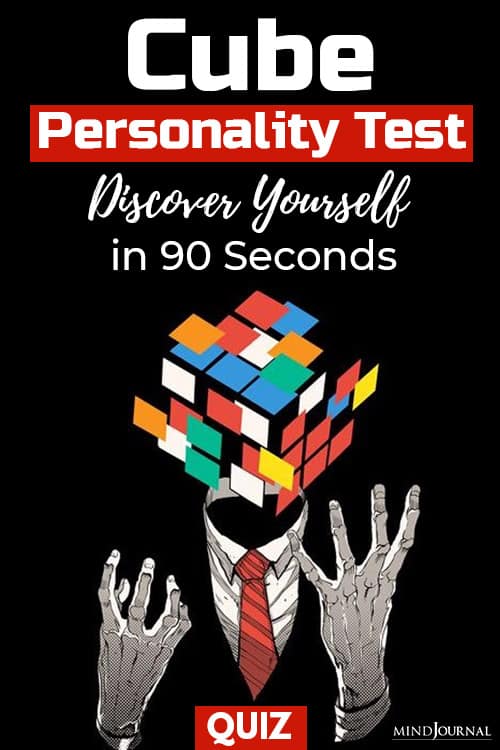 The Cube Personality Test pin
