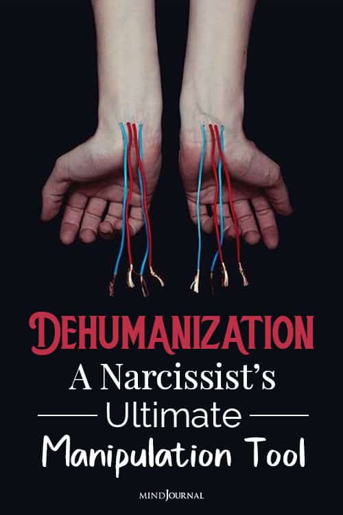 Dehumanization manipulation pin