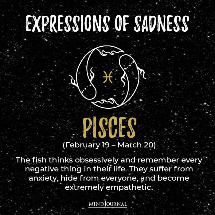 Expressions Of Sadness Pisces