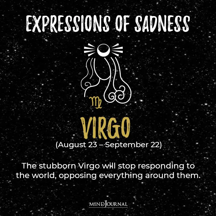 Expressions Of Sadness Virgo