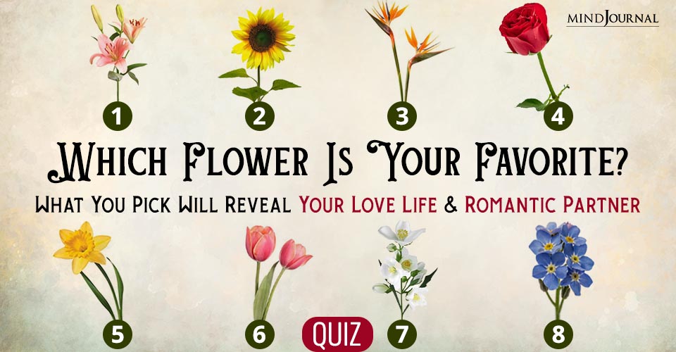 Flower Personality Test Reveals About Love Life