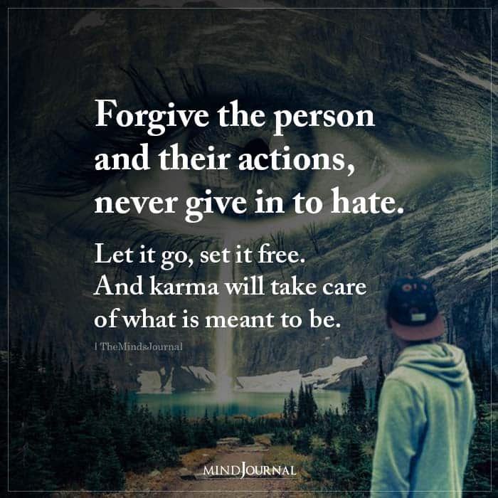 Forgive The Person