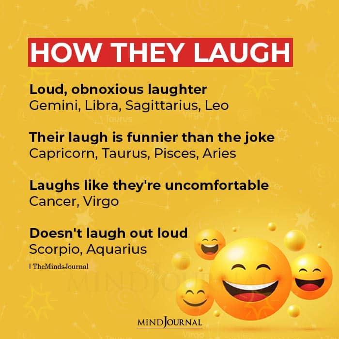 How The Zodiac Signs Laugh