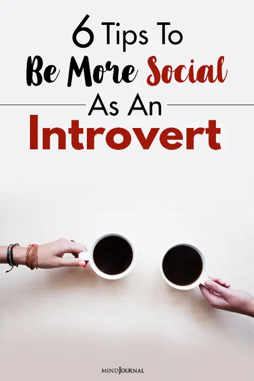 How To Be More Social As An Introvert social pin