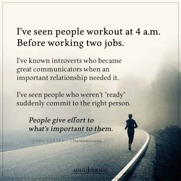 I Have Seen People Workout At 4 AM
