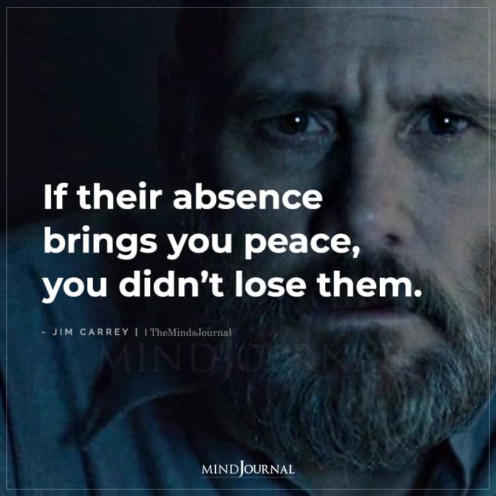 If Their Absence Brings You Peace