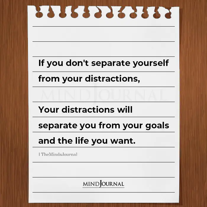 If You Don’t Separate Yourself