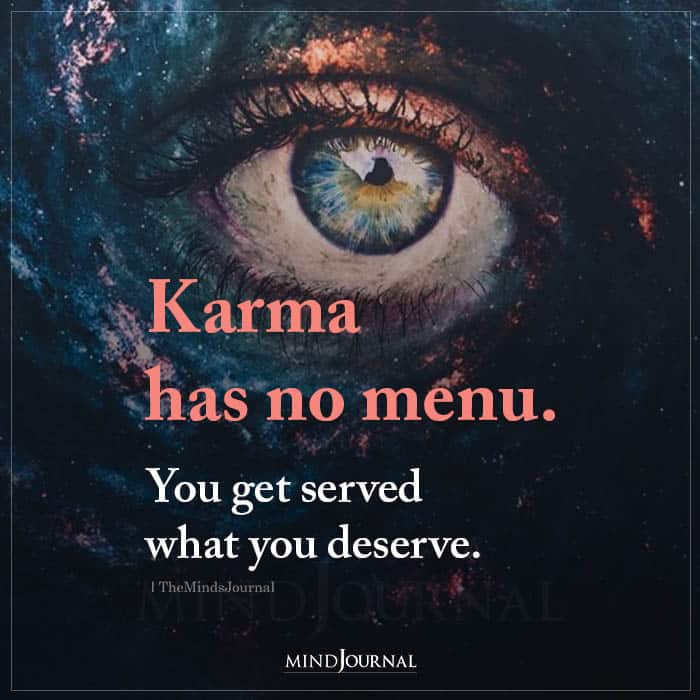 Karma Has No Menu