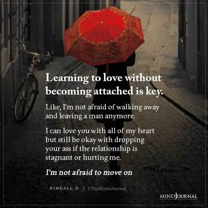 Learning To Love Without Becoming Attached Is Key