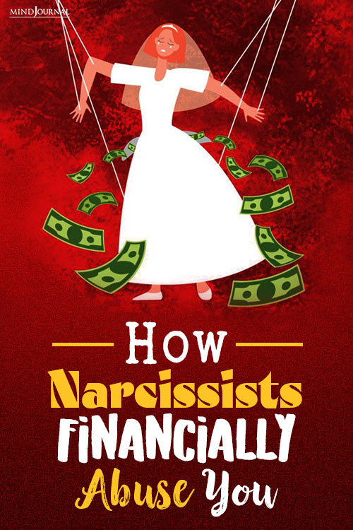 Narcissist Financial Abuse pin