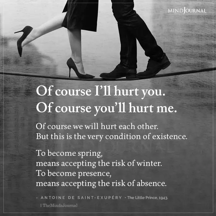 Of Course I Will Hurt You Of Course You Will Hurt Me