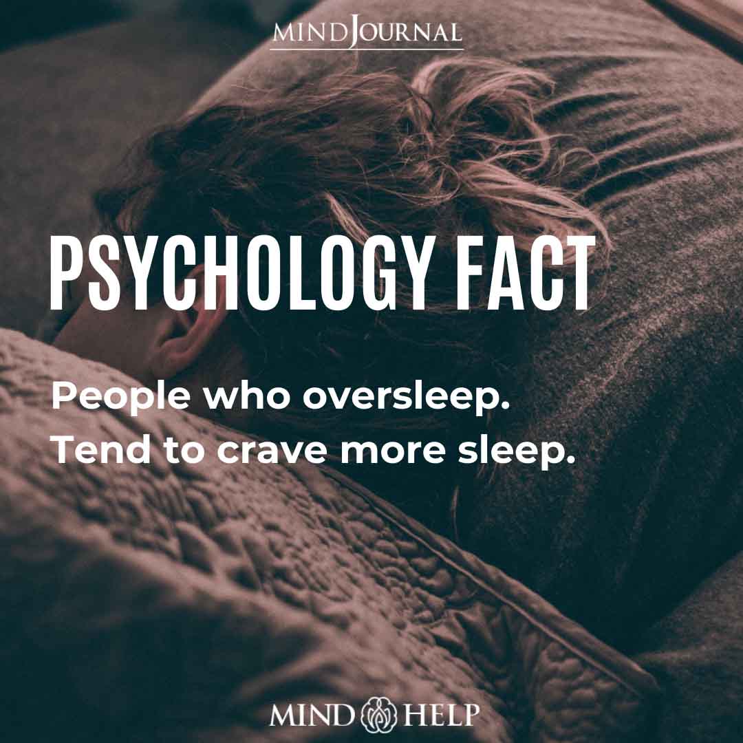 People Who Over Sleep