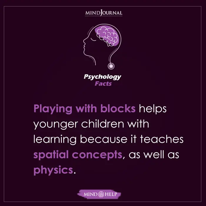 Playing With Blocks Helps Younger