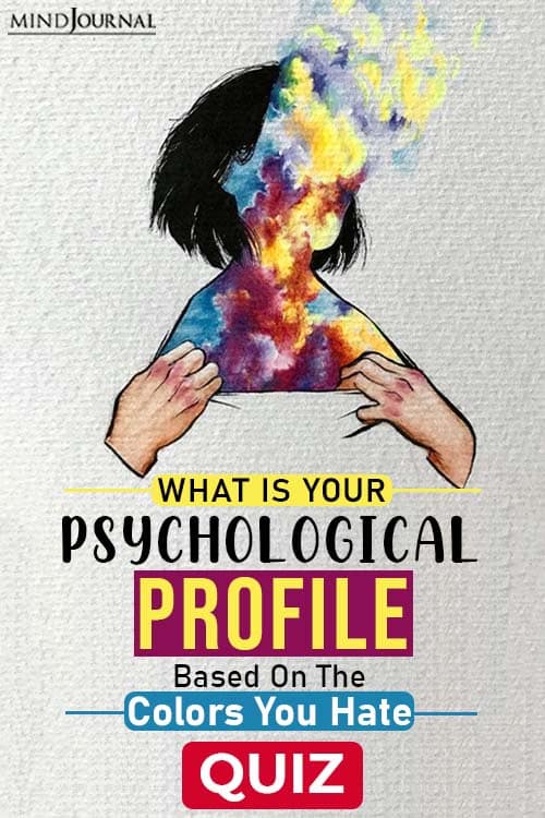 Psychological Profile Colors Hate quiz pin
