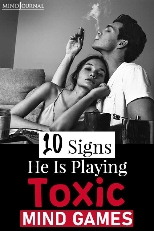 Signs Playing Toxic Mind Games pin