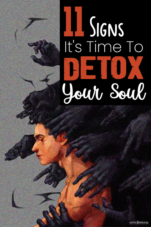 Signs Time Detox Soul pin