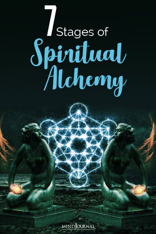 There are 7 Stages Of Spiritual Alchemy pin