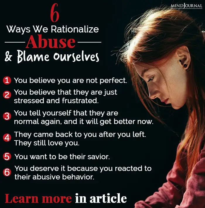 Ways You Rationalize Abuse and Blame Yourself Instead info