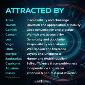 Zodiac Signs Are Attracted By