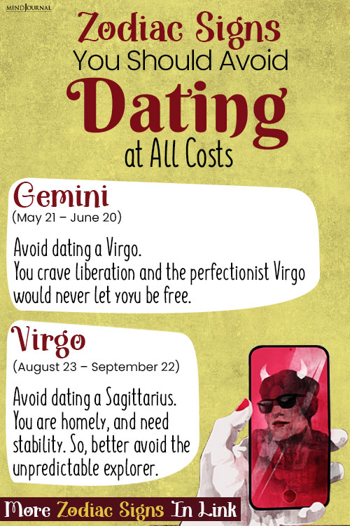 Zodiac Signs Should Avoid Dating All Costs pin