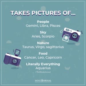 Zodiac Signs Takes Pictures Of