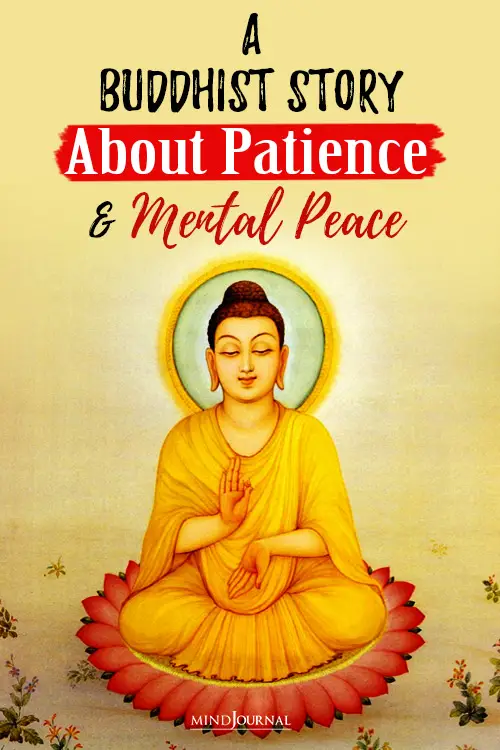 buddhist story about the virtue of patience and mental peace pinop