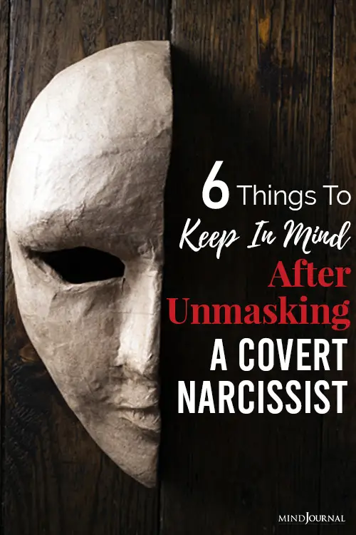 keep in mind after unmasking a covert narcissist pin