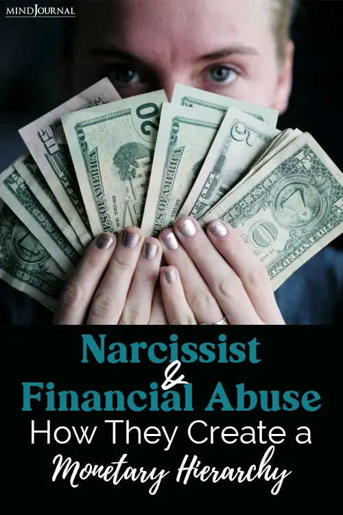 narcissist and financial abuse pin