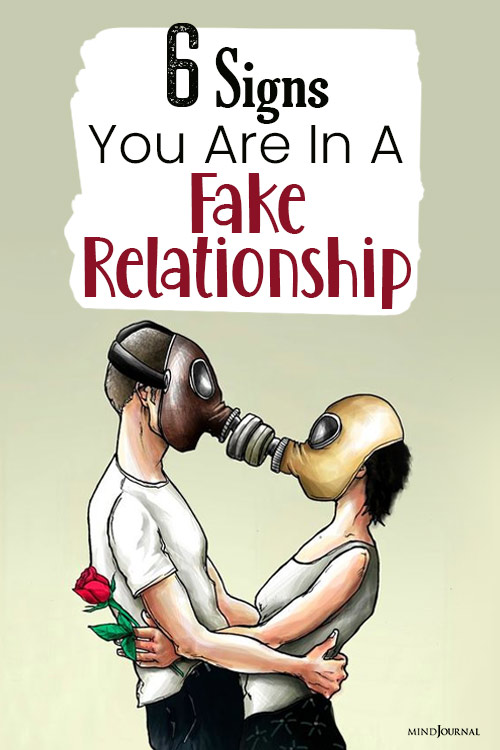 signs of a fake relationship pin