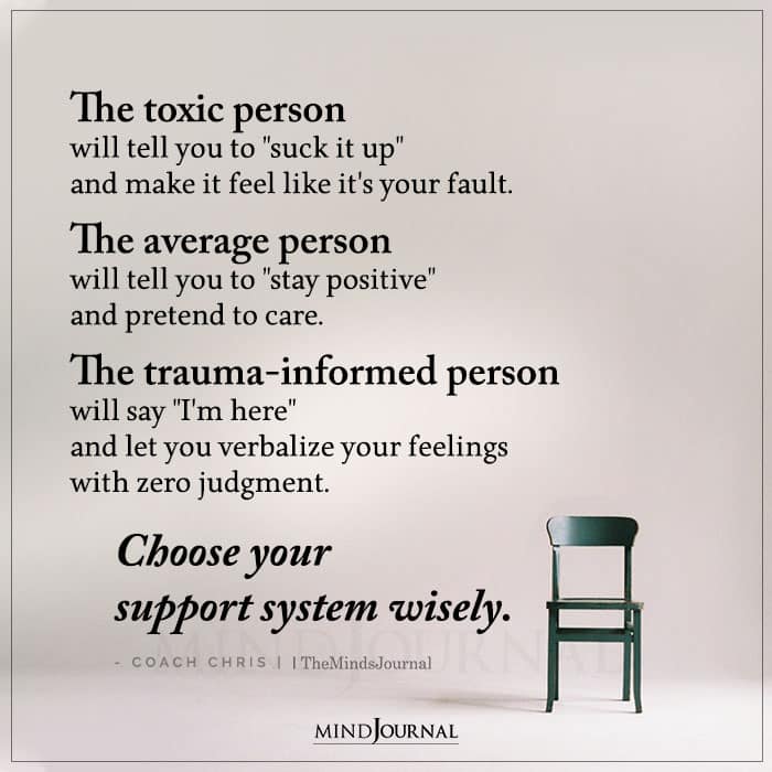 Do you have a toxic support system?