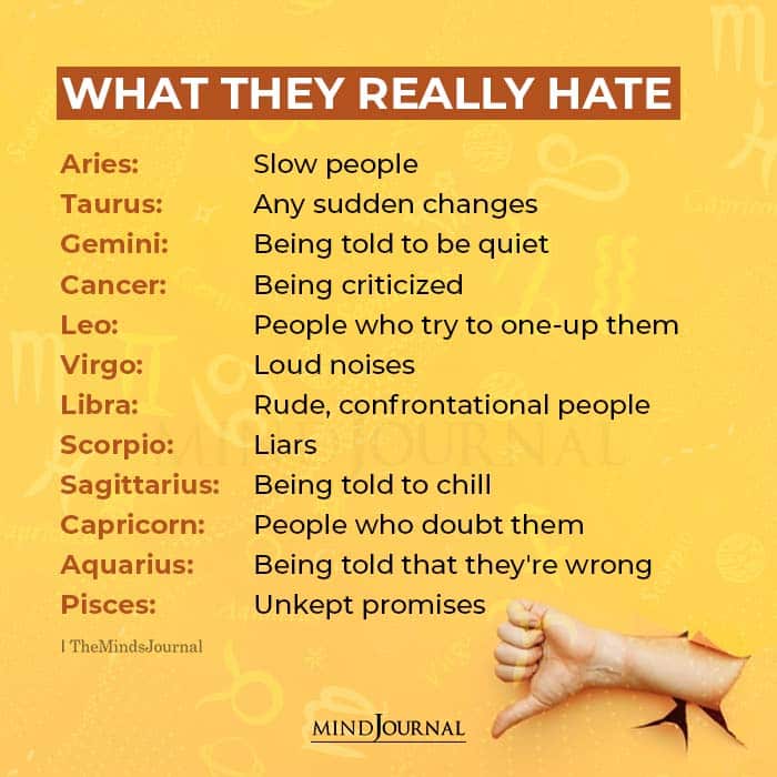 zodiac signs really hate