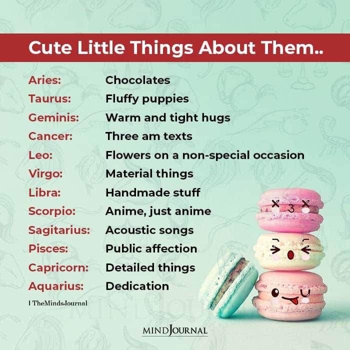 Cute Little Things About Each Zodiac Sign